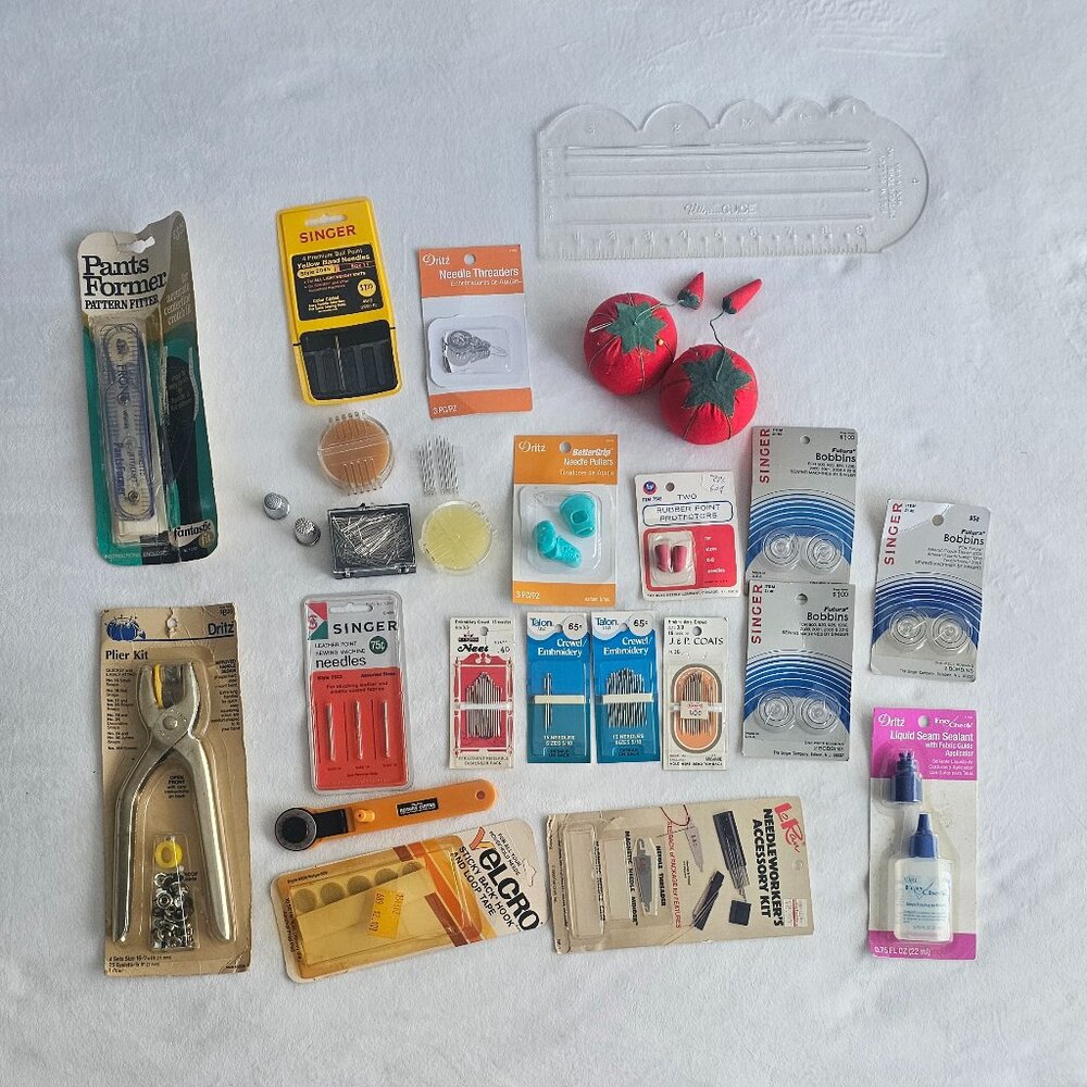 Vintage Sewing and Crafting Supplies